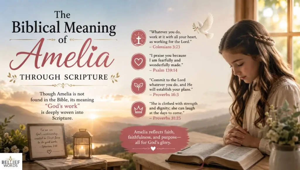 The Biblical Meaning of Amelia Through Scripture