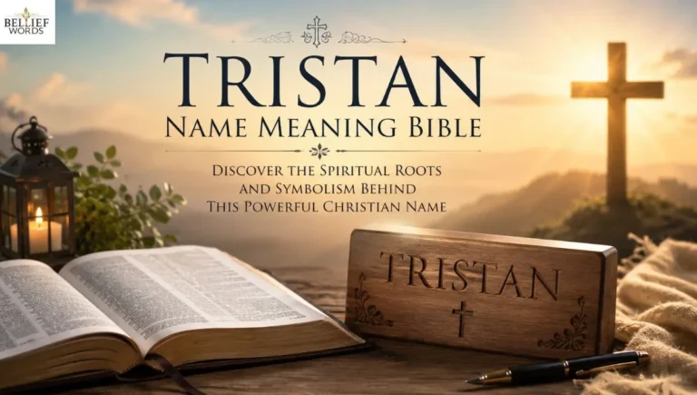 Tristan Name Meaning Bible: Discover the Spiritual Roots and Symbolism Behind This Powerful Christian Name