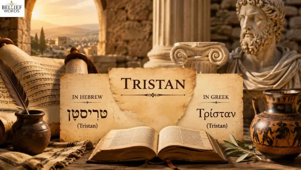 Tristan Name Meaning in Hebrew and Greek