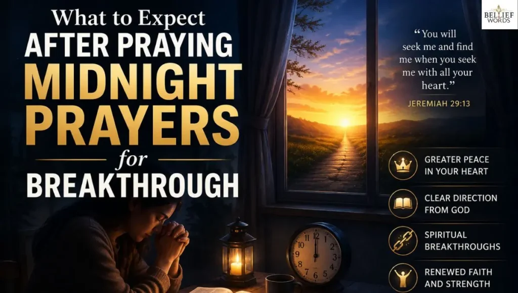 What to Expect After Praying Midnight Prayers for Breakthrough