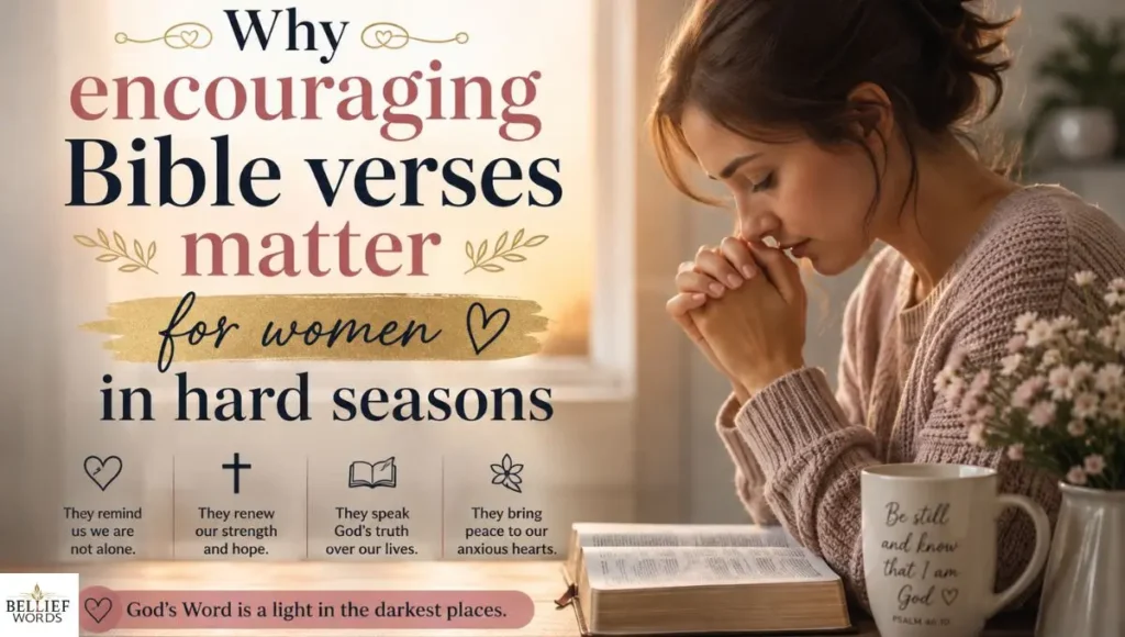 Why encouraging Bible verses matter for women in hard seasons