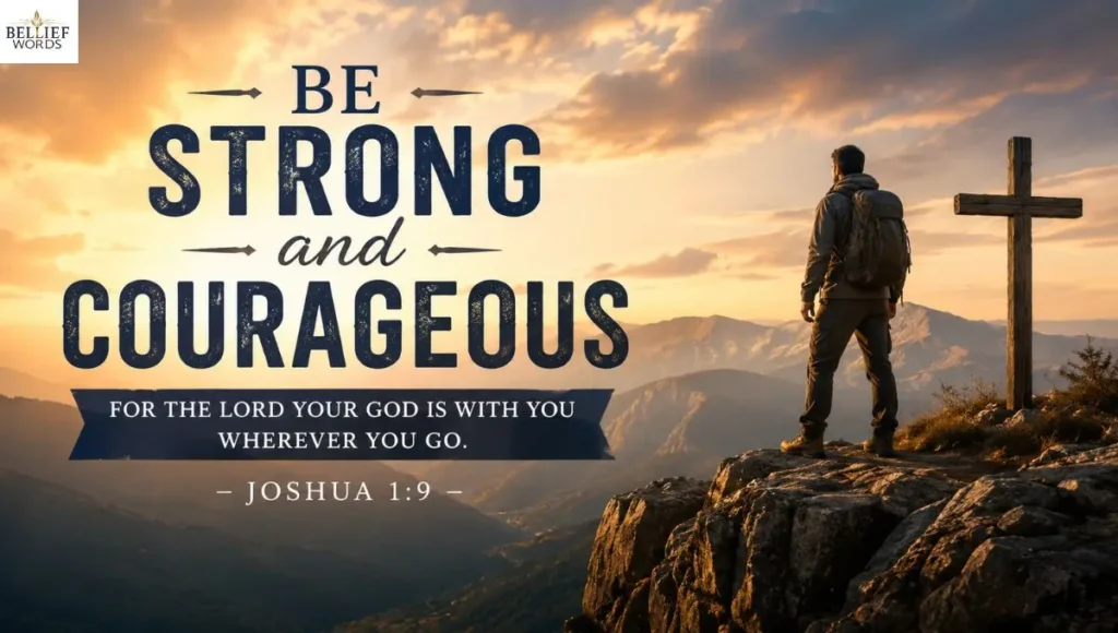 Be Strong and Courageous – Joshua 1:9