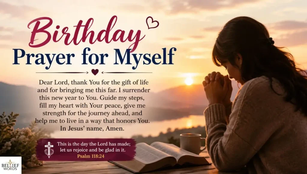 Birthday Prayer for Myself