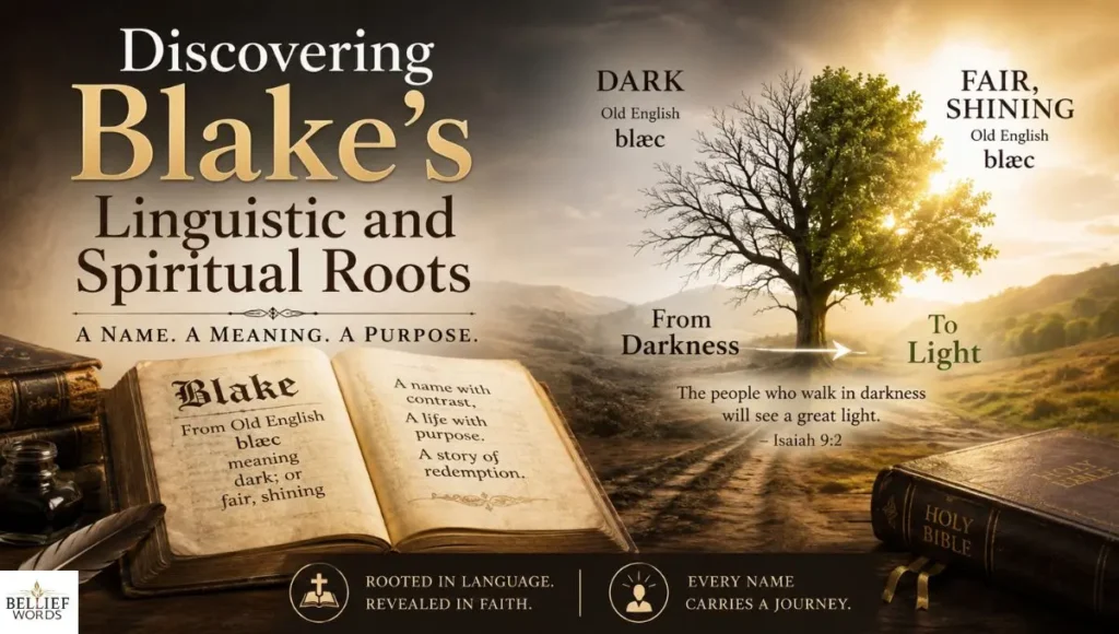 Discovering Blake's Linguistic and Spiritual Roots