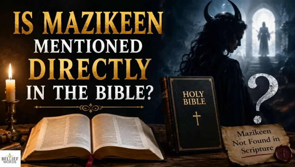 Is Mazikeen Mentioned Directly in the Bible?