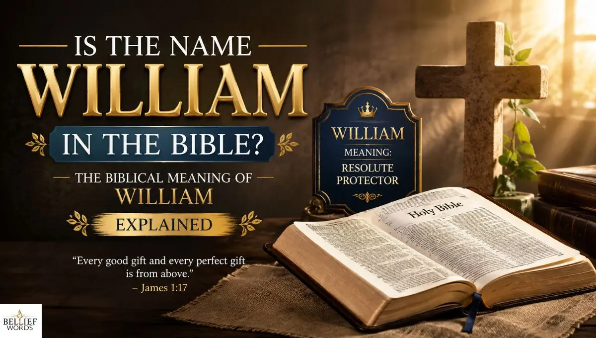 Is the Name William in the Bible? The Biblical Meaning of William Explained