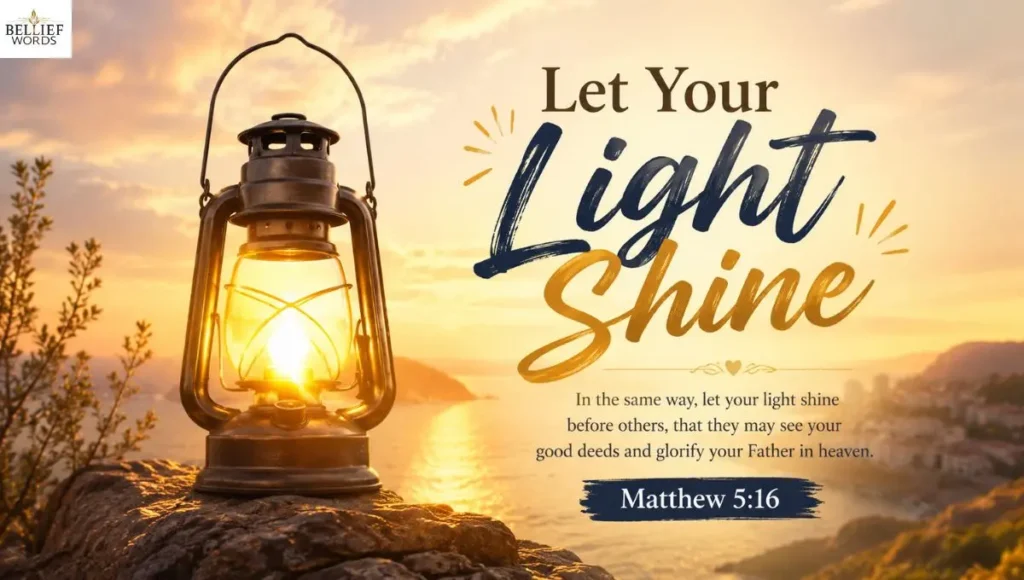 Let Your Light Shine – Matthew 5:16