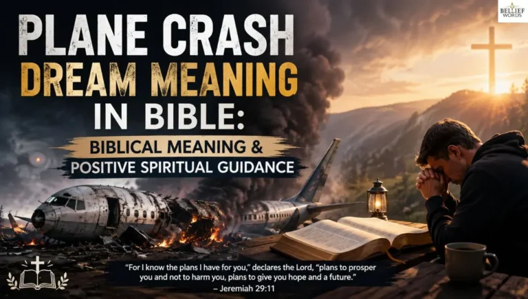 Plane Crash Dream Meaning In Bible: Biblical Meaning & Positive Spiritual Guidance