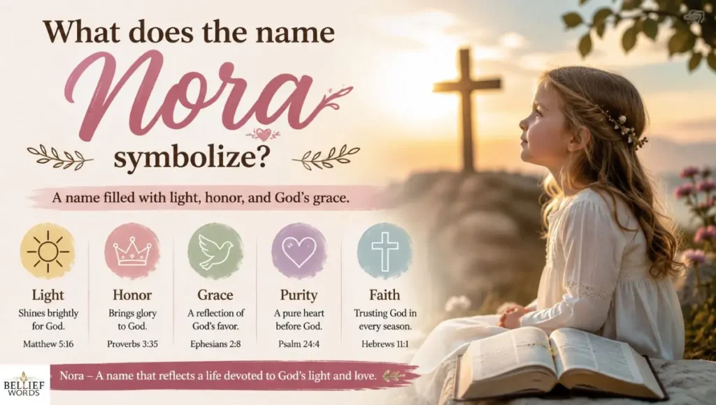 What does the name Nora symbolize?