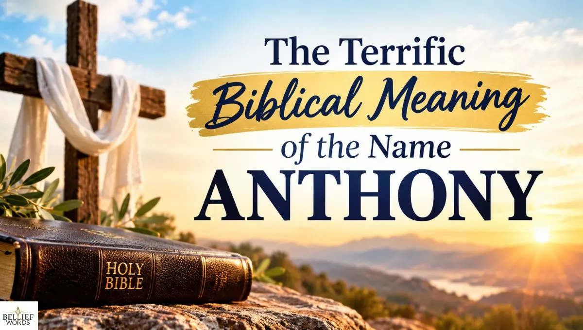 The Terrific Biblical Meaning of the Name ANTHONY