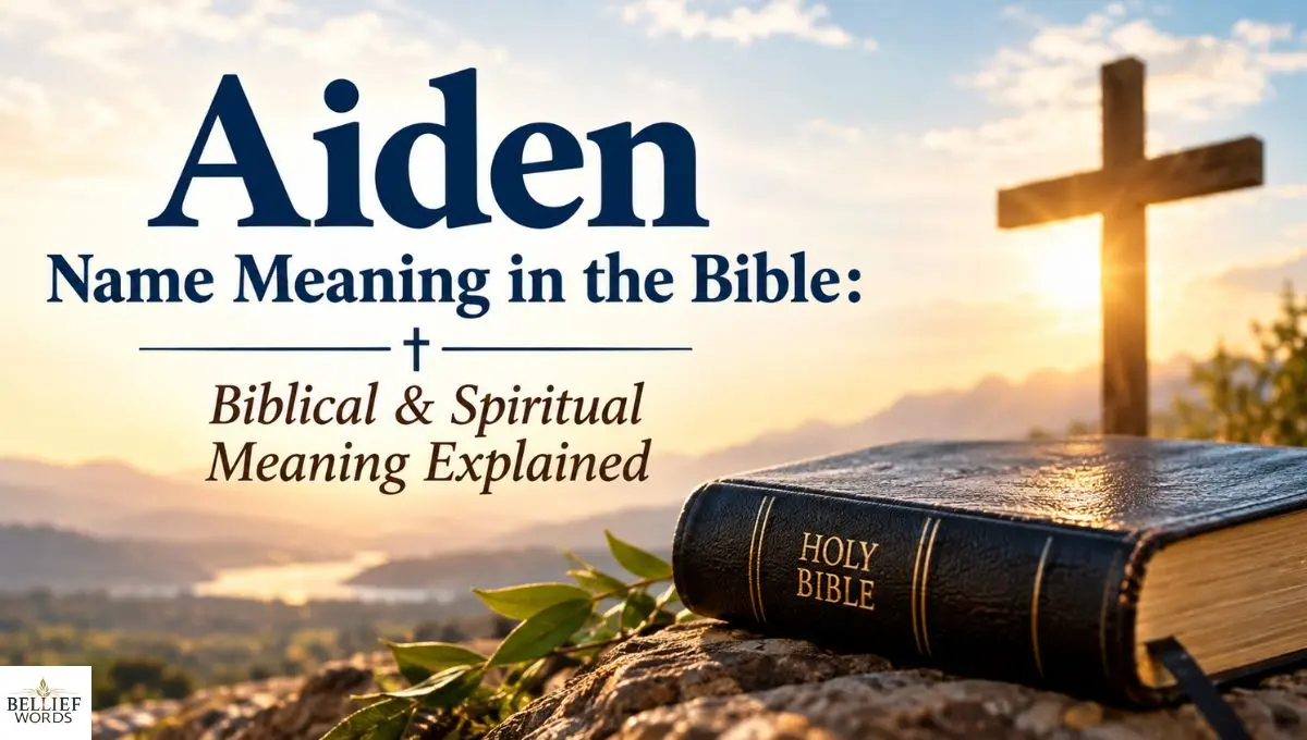 Aiden Name Meaning in the Bible: Biblical & Spiritual Meaning Explained