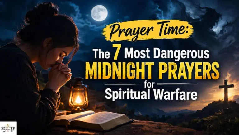 Prayer Time: The 7 Most Dangerous Midnight Prayers for Spiritual Warfare