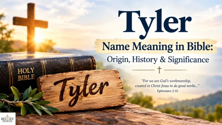 Tyler Name Meaning in Bible: Origin, History & Significance