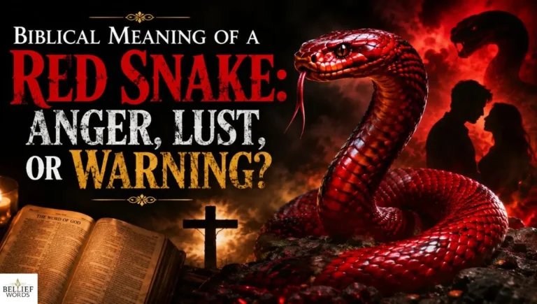 Biblical Meaning of a Red Snake: Anger, Lust, or Warning?
