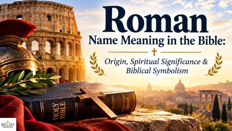 Roman Name Meaning in the Bible: Origin, Spiritual Significance & Biblical Symbolism