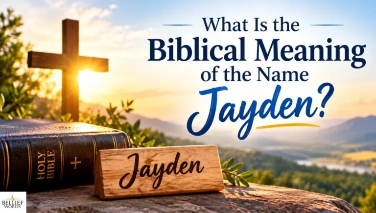 What Is the Biblical Meaning of the Name Jayden?