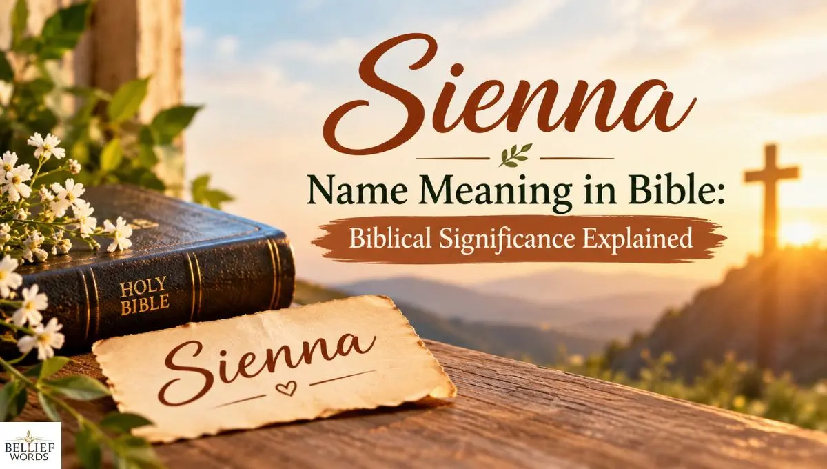 Sienna Name Meaning in Bible: Biblical Significance Explained