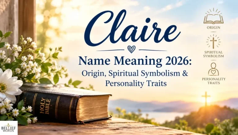 Claire Name Meaning 2026: Origin, Spiritual Symbolism & Personality Traits