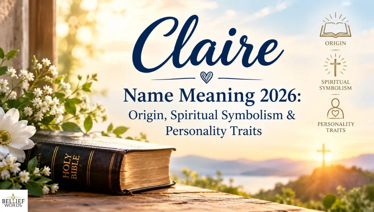 Claire Name Meaning 2026: Origin, Spiritual Symbolism & Personality Traits