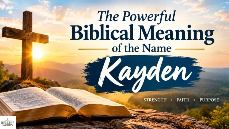 The Powerful Biblical Meaning of the Name Kayden