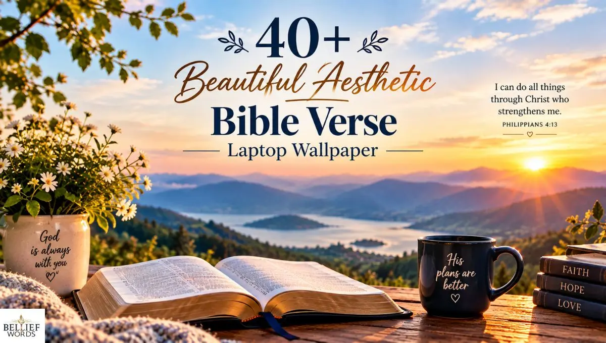40+ Beautiful Aesthetic Bible Verse Laptop Wallpaper