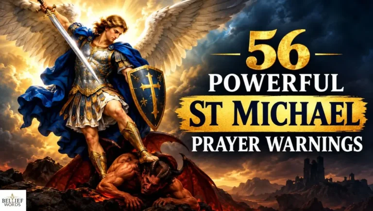 56 Powerful St Michael Prayer Warnings