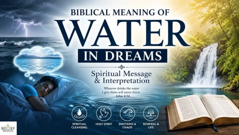 Biblical Meaning of Water in Dreams (Spiritual Message & Interpretation)