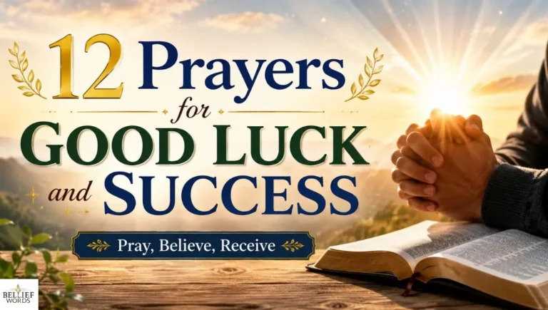 12 Prayers for Good Luck and Success