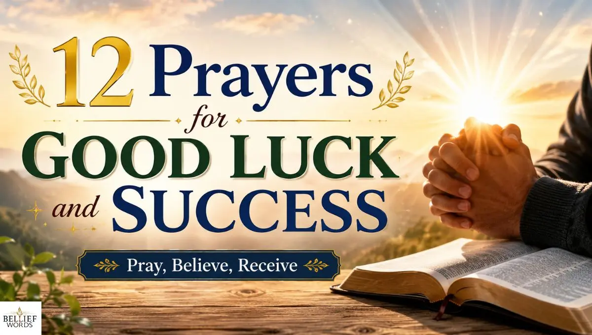 12 Prayers for Good Luck and Success