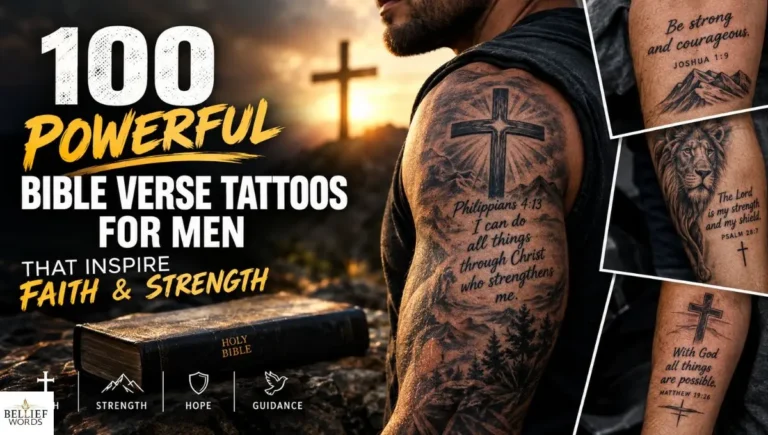 100 Powerful Bible Verse Tattoos For Men That Inspire Faith & Strength