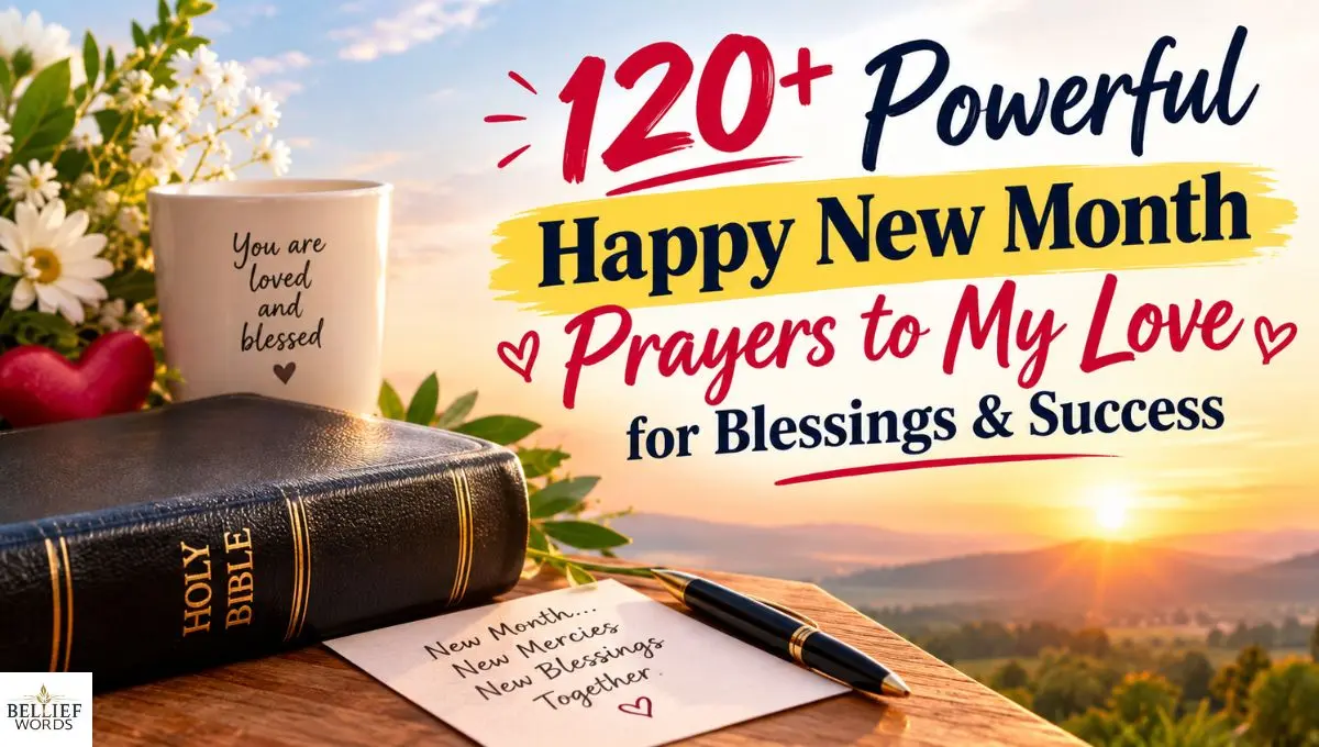 120+ Powerful Happy New Month Prayers to My Love for Blessings & Success