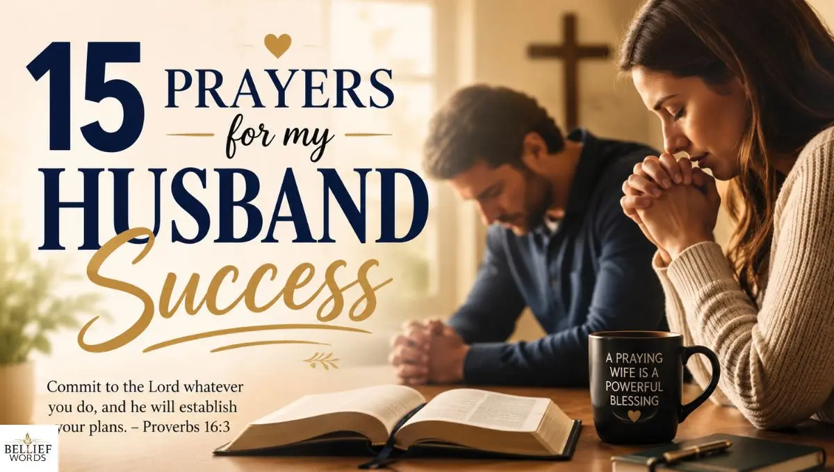 15+ Prayers for my Husband Success