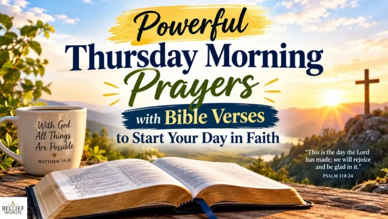 Powerful Thursday Morning Prayers with Bible Verses to Start Your Day in Faith