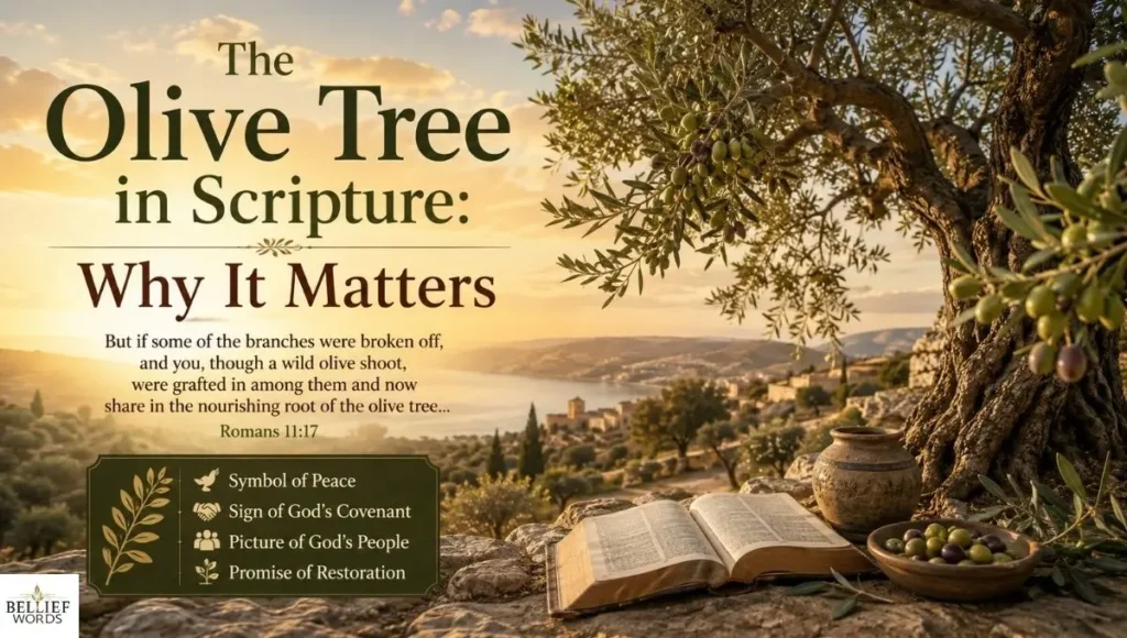 The Olive Tree in Scripture: Why It Matters