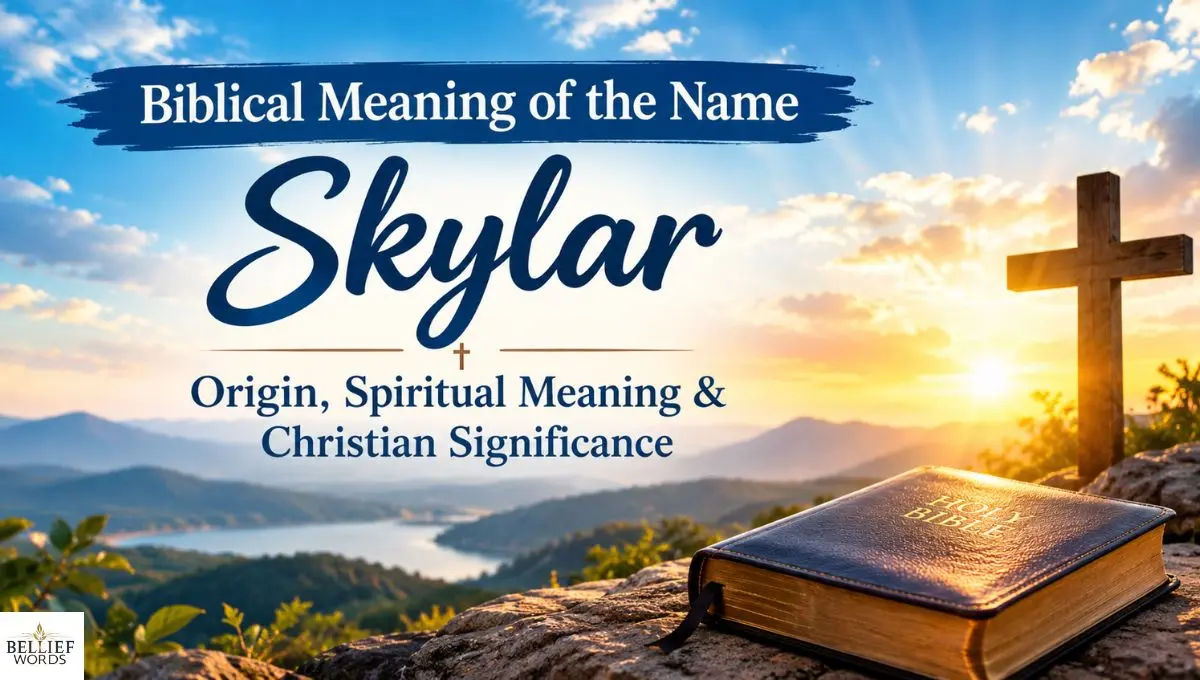 Biblical Meaning of the Name Skylar: Origin, Spiritual Meaning & Christian Significance