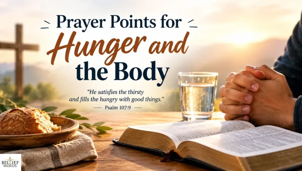 Prayer Points for Hunger and the Body