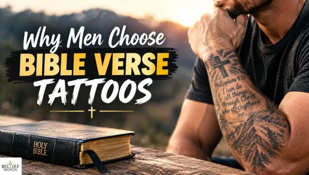 Why Men Choose Bible Verse Tattoos