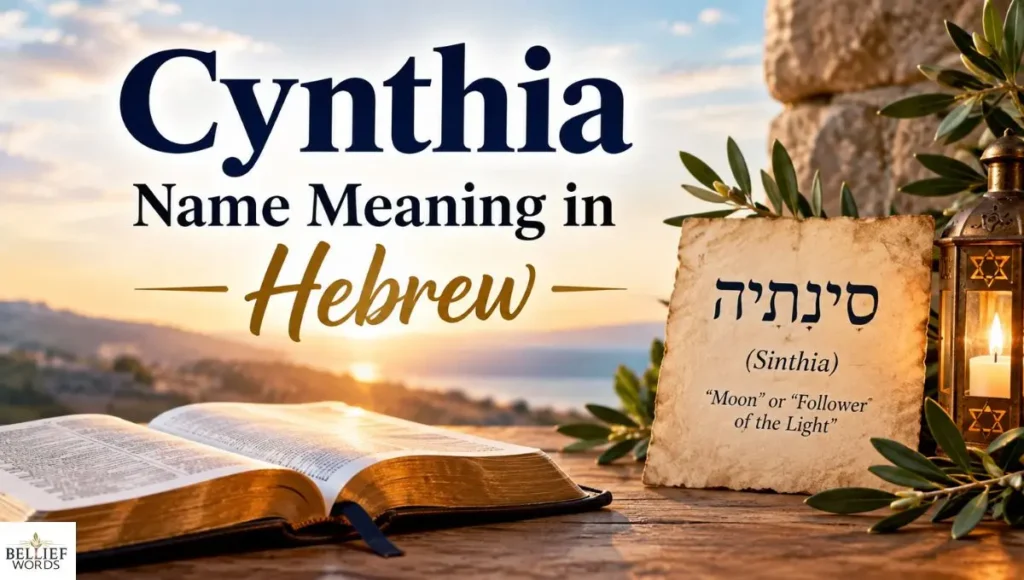 Cynthia Name Meaning in Hebrew