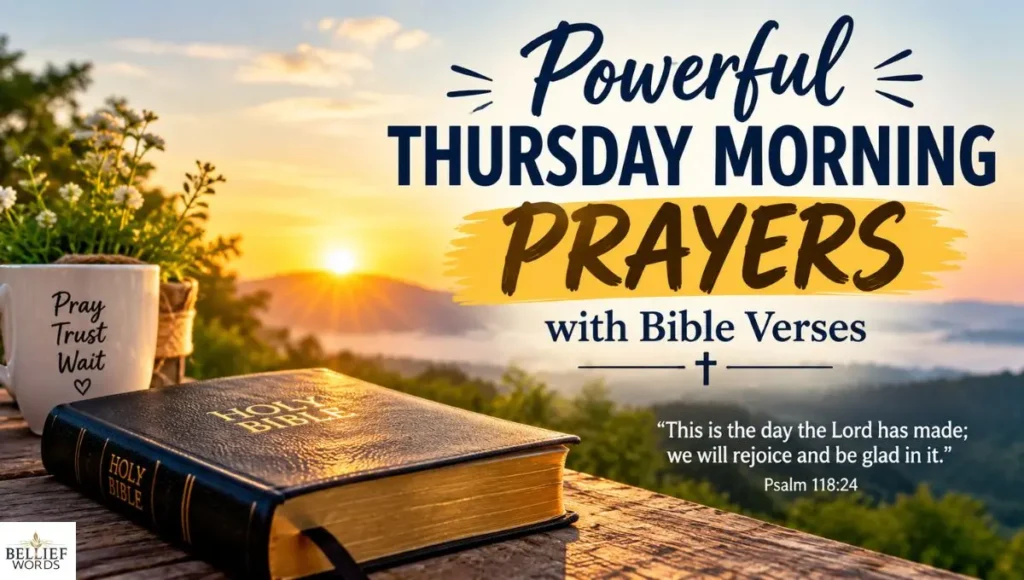 Powerful Thursday Morning Prayers with Bible Verses