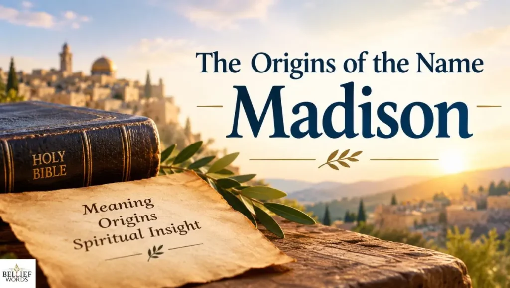 The Origins of the Name Madison