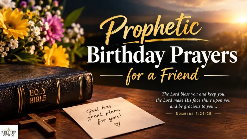 Prophetic Birthday Prayers for a Friend 