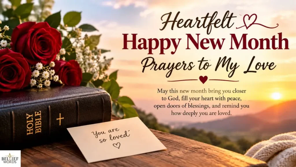 Heartfelt Happy New Month Prayers to My Love