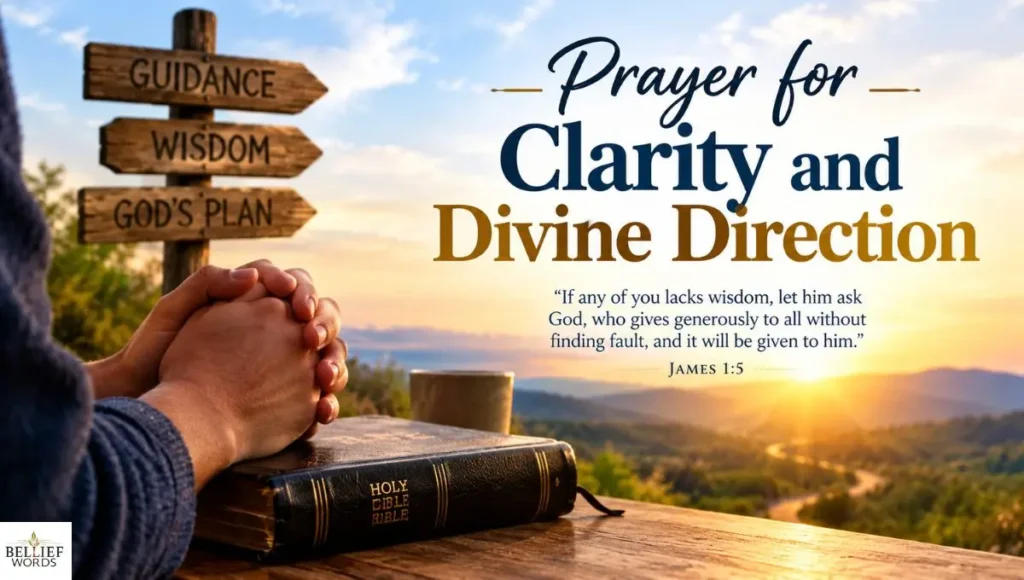 Prayer for Clarity and Divine Directio