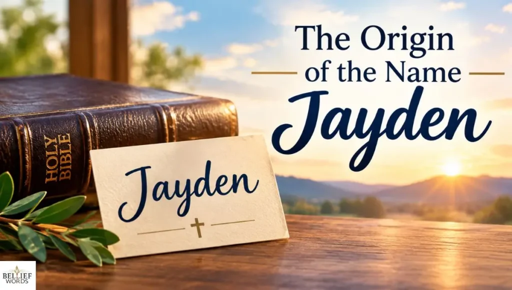 The Origin of the Name Jayden