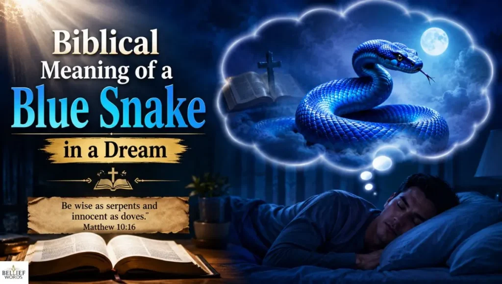 Biblical Meaning of a Blue Snake in a Dream