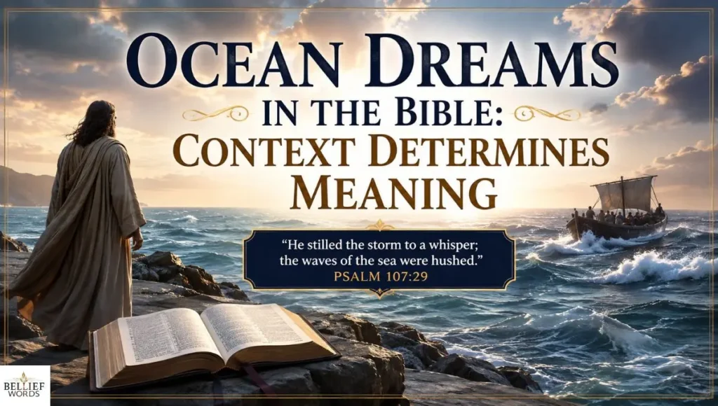 Ocean Dreams in the Bible: Context Determines Meaning