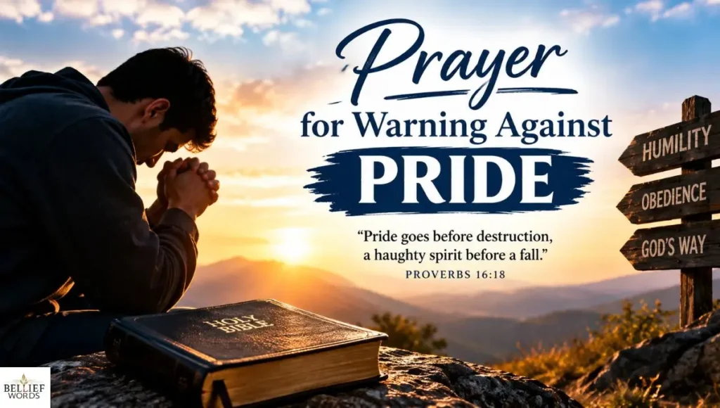 Prayer for Warning Against Pride