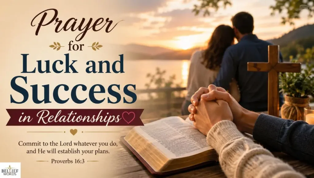Prayer for Luck and Success in Relationships