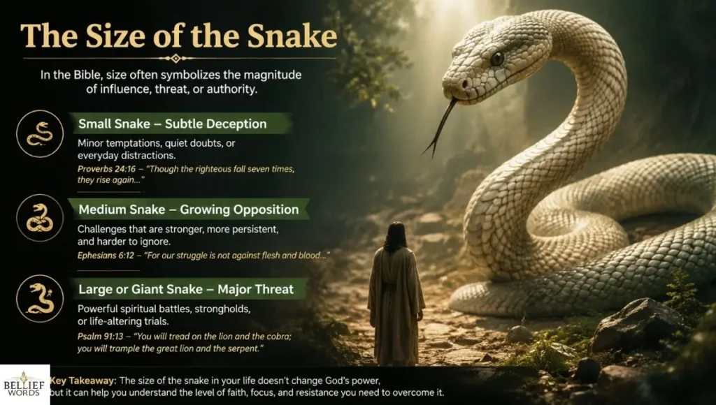 The Size of the Snake