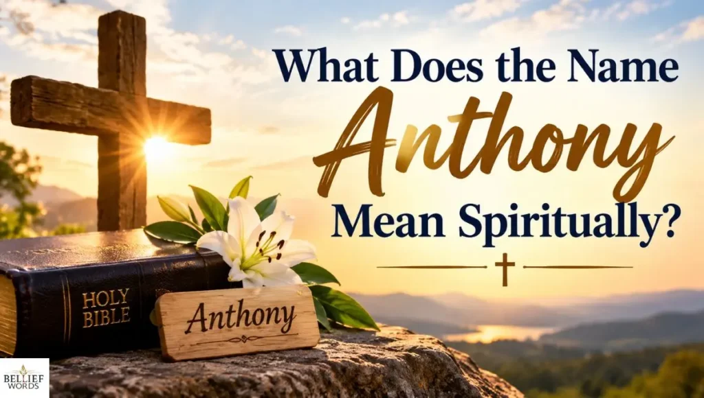 What Does the Name Anthony Mean Spiritually?